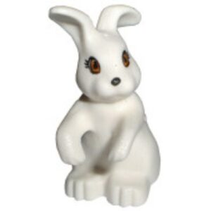 33207pb01 – Bunny / Rabbit, Belville with Orange Eyes and Black Nose Pattern