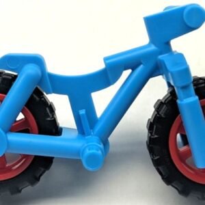 36934c03 – Bicycle Heavy Mountain Bike with Red Wheels and Black Tires (36934 / 50862 / 50861)
