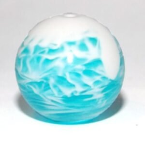 54821pb03 – Ball, Bionicle Zamor Sphere with Marbled White Pattern