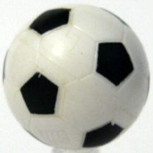x45pb03 – Ball, Sports Soccer with Black Pentagons Pattern