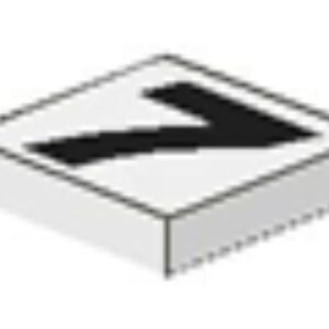 3068p87 – Tile 2 x 2 with Black Number  7 Pattern