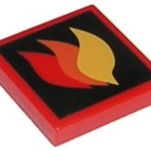 3068pb0074 – Tile 2 x 2 with Classic Fire Logo Large Pattern