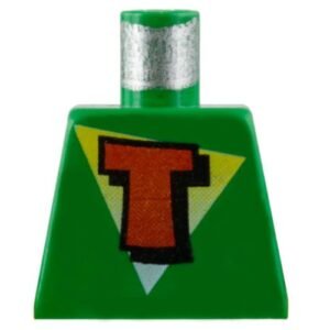 973px39 – Torso FreeStyle Timmy with Red Capital Letter T on White and Yellow Triangle Pattern