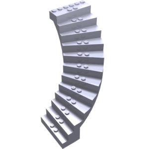 6169 – Stairs 13 x 13 x 12 Curved Open