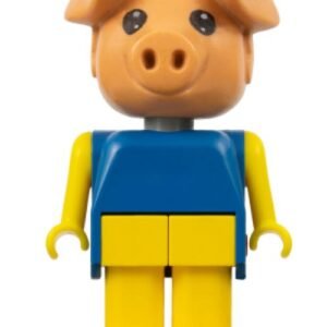 fab11a – Fabuland Pig – Percy Pig, Yellow Legs and Arms, Blue Top