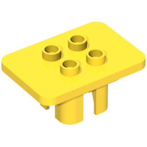 6479 – Duplo, Furniture Table Square with 4 Top Studs