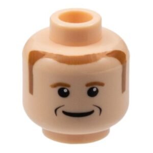 3626bpb0261 – Minifigure, Head Male Ferrari R. Barrichello / F. Massa Pattern – Blocked Open Stud