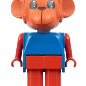 fab8c – Fabuland Monkey – Mark Monkey, Red Head, Legs and Arms, Blue Top