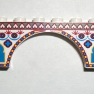 3307px1 – Arch 1 x 6 x 2 with Indian Pattern