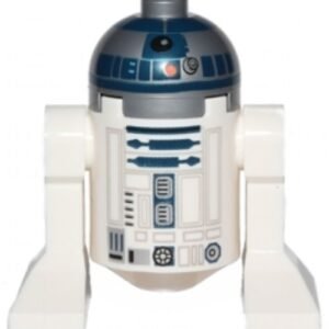 sw0527 – Astromech Droid, R2-D2, Flat Silver Head, Red Dots and Small Receptor