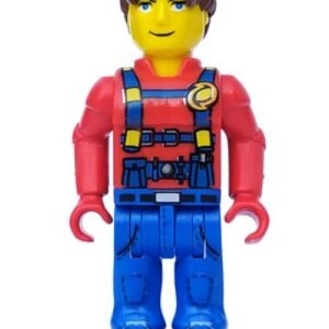 js015 – Jack Stone – Red Jacket, Blue Overalls and Blue Legs