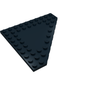 92584 – Wedge, Plate 10 x 10 Cut Corner with no Studs in Center