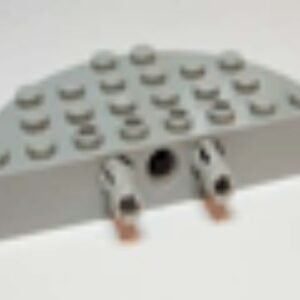 47974c01 – Brick, Round Corner 4 x 8 Full Brick Double with 2 Fixed Rotatable Friction Pins