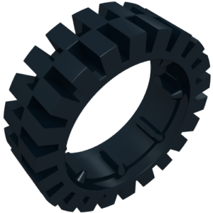 3483 – Tire 24mm D. x 8mm Offset Tread – Interior Ridges