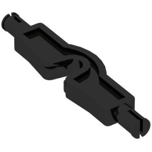 69964 – Vehicle, Axle Flattened with Cutout and Wheels Holders