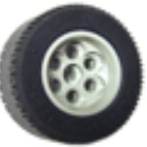 6595c02 – Wheel 36.8mm D. x 26mm VR with Axle Hole with Black Tire 49.6 x 28 VR (6595 / 6594)