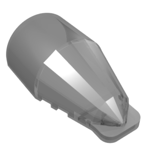 89762 – Windscreen 7 x 4 x 2 Round Extended Front Edge