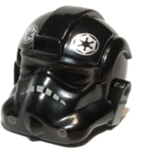 87556pb02 – Minifigure, Headgear Helmet SW Stormtrooper Type 2, TIE Defender Pilot Pattern