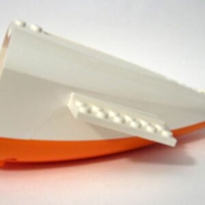 54701c03 – Aircraft Fuselage Aft Section Curved with Fixed Orange Base and White Hard Rubber Tip