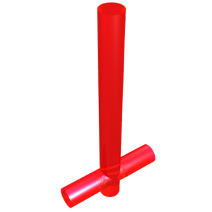 21699 – Bar   4L / 2L Crossed (Lightsaber Blade)