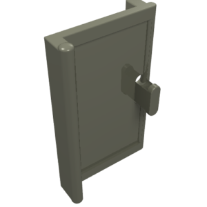 6546 – Door 1 x 2 x 3 with Vertical Handle
