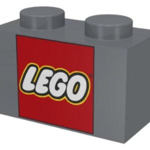 3004px8 – Brick 1 x 2 with LEGO Logo Pattern