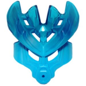 19149pb01 – Bionicle Mask Protector with Marbled Trans-Dark Blue Pattern (Protector Mask of Water)