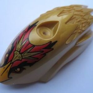 15093pb02 – Flywheel Fairing Bird Shape with Gold Beak Fluminox Pattern