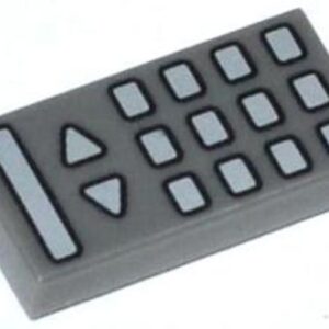 3069pb0311 – Tile 1 x 2 with TV Remote Control Pattern