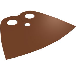 99464 – Minifigure Cape Cloth, Very Short – Traditional Starched Fabric