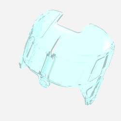 11297 – Glass for Aircraft Fuselage Curved Forward 6 x 8 Top