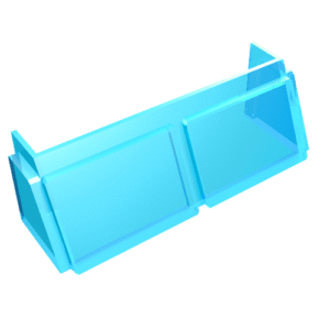 13756 – Glass for Windscreen 2 x 6 x 2 Train