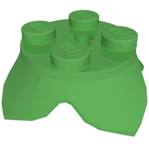 15469 – Plant Leaves 2 x 2 with 4 Petals and Axle Hole