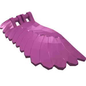 20313 – Wing 4 x 7 Left with Feathers and Bar Handles