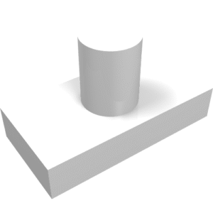 24445 – Tile, Modified 1 x 2 with Minifigure Head Post