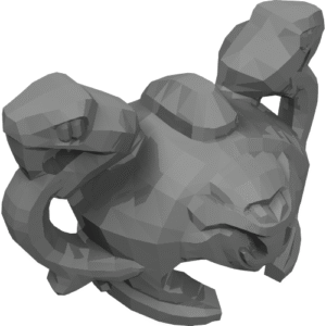 24586 – Minifigure, Headgear Helmet Ninjago with Cheek Protection and 2 Snakes wth Fangs