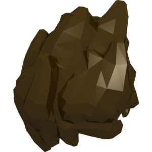 25411 – Minifigure, Hair Tousled and Spiked Up Very High