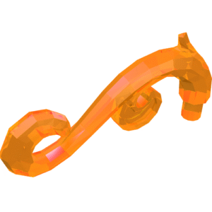 28870 – Plant Stem, Curved with Bar, Thorns, and Swirls