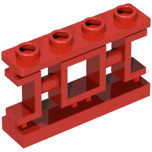 32932 – Fence 1 x 4 x 2 Ornamental Asian Lattice with Square and 4 Studs