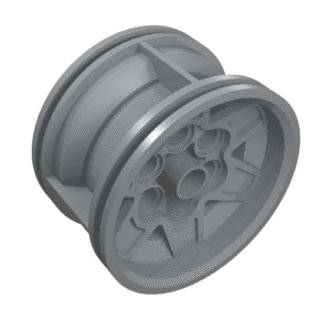 56908 – Wheel 43.2mm D. x 26mm Technic Racing Small, 6 Pin Holes