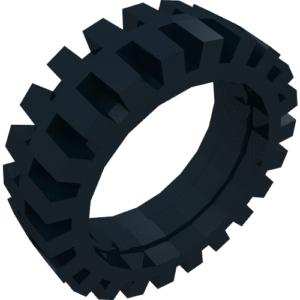 61254 – Tire 24mm D. x 7mm Offset Tread – Band Around Center of Tread