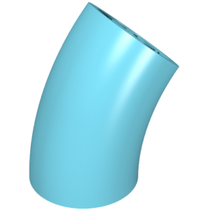 65473 – Brick, Round 2 x 2 D. 45 degrees Elbow (25.5mm Standing Height)