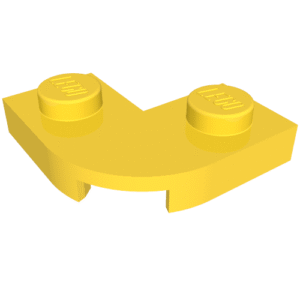 79491 – Plate, Round Corner 2 x 2 with 1 x 1 Cutout