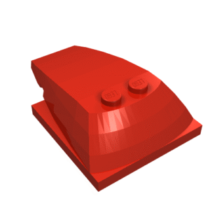 93591 – Wedge 6 x 4 x 1 1/3 with 4 x 4 Base