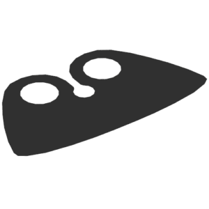 20551 – Minifigure Cape Cloth, High Rounded Collar