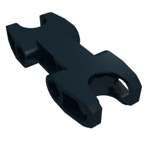 61053 – Technic, Axle and Pin Connector 2 x 5 with 2 Ball Joint Sockets, Closed Sides, Closed Axle Holes