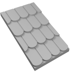 787c05 – Fabuland Roof Support Slope, 6 x 2 with Light Gray Fabuland Roof Slope without Chimney Hole (787 / 4323)