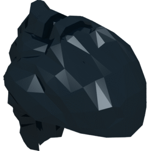 18166 – Minifigure, Hair Long Pulled Back with Banded Top Knot