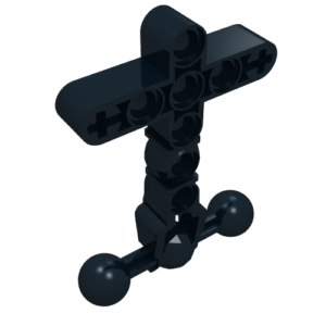 24010 – Large Figure Torso Skeletal with T-Shaped Liftarm and 3 Ball Joint